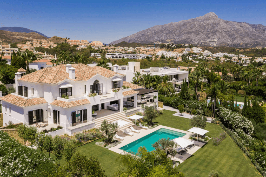 Luxury home in Ibiza highlighting luxury lifestyle